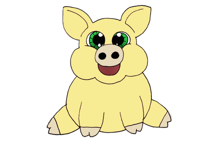 Желтая свинка