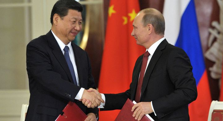 Путин и президент Китая
