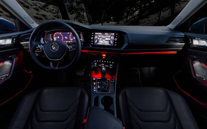 Подсветка салона Volkswagen Jetta 2019