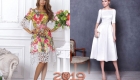 Платье с рукавом мода 2018 года 
