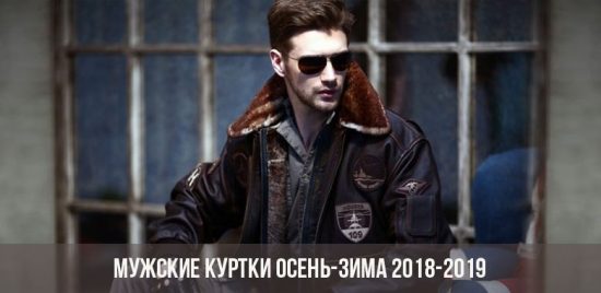 Мужские куртки осень-зима 2018-2019