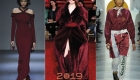 Стильная красная груша в образах 2019 года