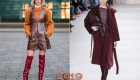 Оттенок красной груши мода 2018-2019 года