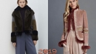 Элегантные женственные дубленки зима 2018-2019