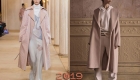 Модные кремовые пальто зима 2018-2019