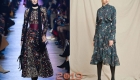 Цветочный принт платье осень-зима 2018-2019