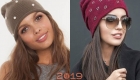 Модные шапки бини 2019 года