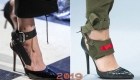 Стильные туфли с узким носком осень 2018