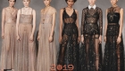 Прозрачные платья от Диор зима 2018-2019