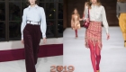 Модная блузка белого цвета зима 2018-2019