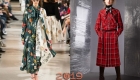 Цветы и клетка - модный принт осень-зима 2018-2019