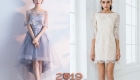 Нежное кружевное платье на новогодний праздник 2019 года