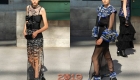 Шанель осень-зима 2018-2019 прозрачные платья