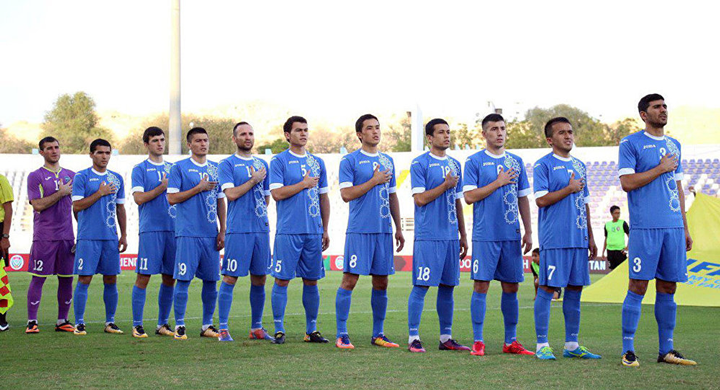 Матч чемпионата Узбекистана по футболу