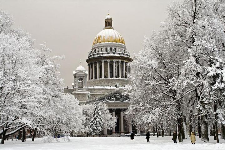 Петербург зимой