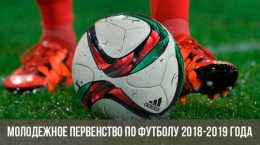 Молодежное первенство по футболу 2018-2019 года