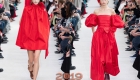 Красное платье весна-лето 2019