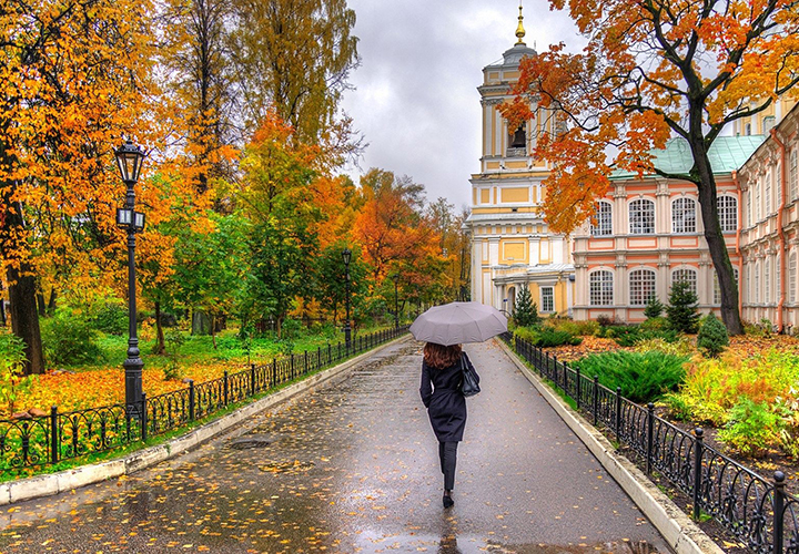 Дождь в Санкт-Петербурге 